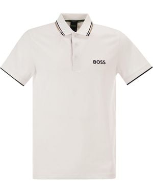 BOSS Regular Fit Polo Shirt - White