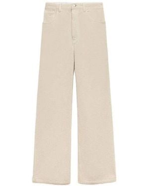 Marni Corduroy Flared Trousers - Wit