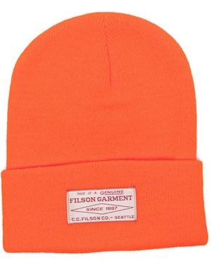 Filson Logo Beanie - Orange