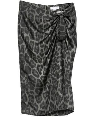 Stella McCartney High-Rise Knot Hip Skirt - Gray