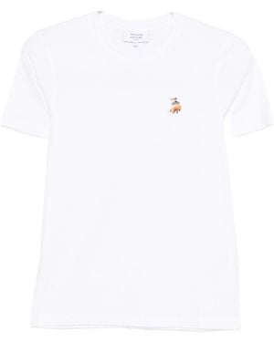 Maison Kitsuné Dreaming Fox Cotton T-Shirt - White