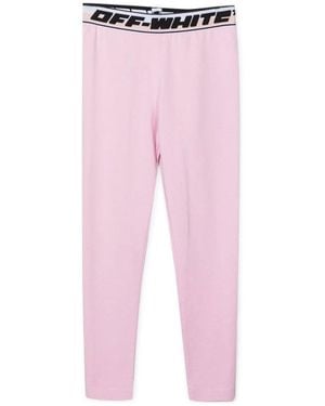 Off-White c/o Virgil Abloh Logo Band Leggings - Pink