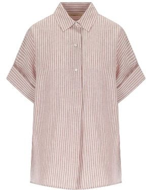 Weekend by Maxmara Verve Linen Blouse - Pink