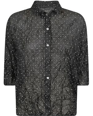 MIZUIRO Dotted Shirt - Grey