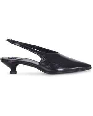 Alohas Décolleté Made Of Leather - Black