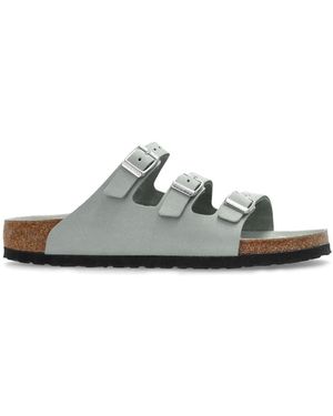 Birkenstock Florida Salbei-Sandale - Weiß