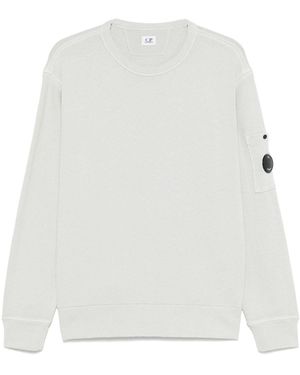 C.P. Company Sudadera con detalle Lens - Blanco