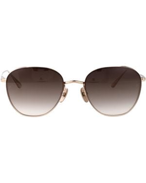 Linda Farrow Sunglasses - Brown