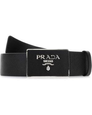Prada Leather Belt - Black