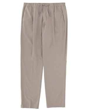 Herno Pants With Logo - Gray