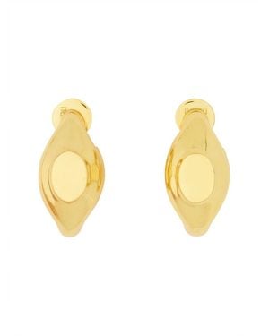 Patou Signet Earrings - Metallic
