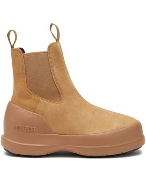 Moon Boot Mb Luna Chelsea Suede 80D2480050 - Black
