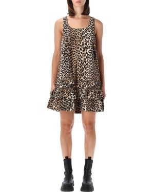 Ganni Mini Dress - Natural