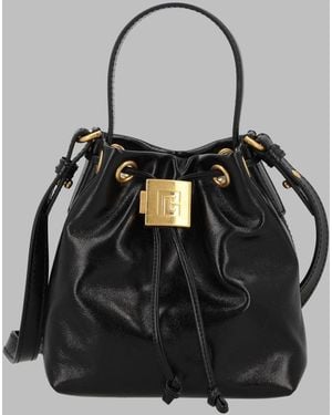 Balmain Mini Chic Shoulder Bag - Black