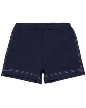 MAX&Co. Short With Logo - Blue