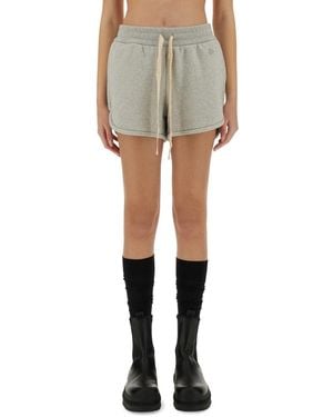 Jil Sander Cotton Terry Shorts - Gray