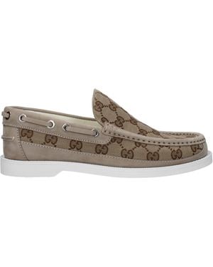 Gucci Moccasins Fabric/Ebony - Grey