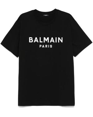 Balmain T-Shirt Stampata - Nero