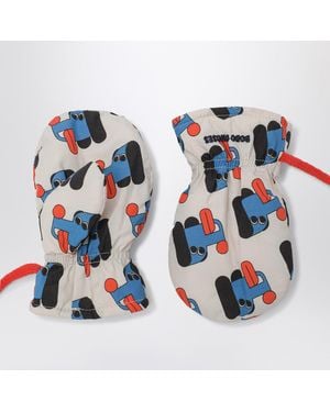 Bobo Choses Doggy Mate Padded Gloves - Blue