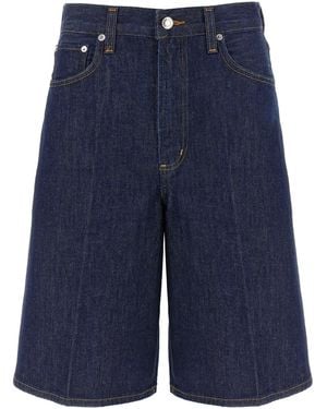 Agolde 'Nolan' Bermuda Shorts - Blue