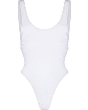Reina Olga Ruby White Swimsuit - Blanco