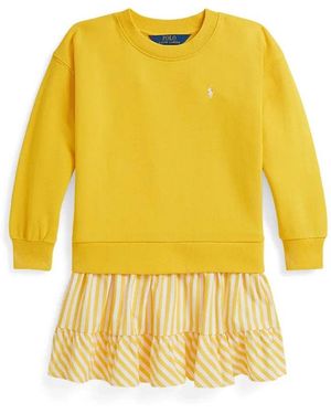 Polo Ralph Lauren Dress With Logo - Yellow