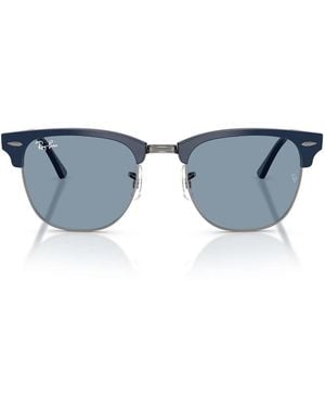 Ray-Ban Sonnenbrille Rb3016 687956 Clubmaster Blau Gunmetal/Blau Unisex