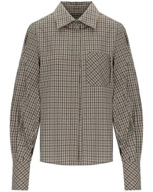 Essentiel Antwerp Kalmia Check Shirt - Gray