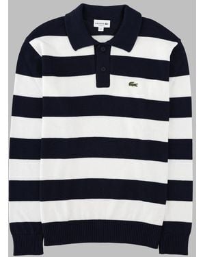 Lacoste Knit Jumper - Blue