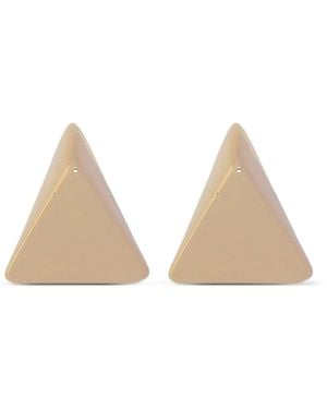 FEDERICA TOSI Virtual Plated Bronze Earrings - Natural