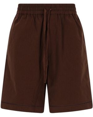 Drole de Monsieur "Jour Echelle" Shorts - Brown