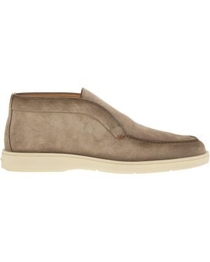Santoni Wildleder -Wüstenstiefel - Braun