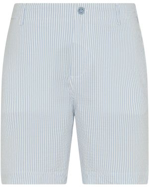 Vilebrequin Striped Stretch Bermuda Shorts - Blue
