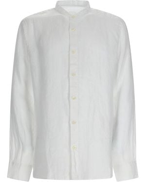 120% Lino Camicia - White