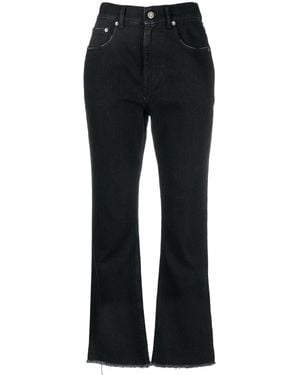 Golden Goose Vaqueros rectos estilo capri - Negro
