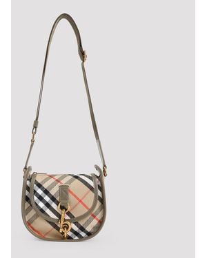 Burberry Clip-Umhängetasche - Weiß