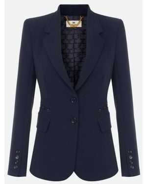 Elisabetta Franchi Jacket - Blue