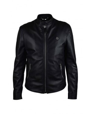 Philipp Plein Giacca Per Motociclisti - Nero