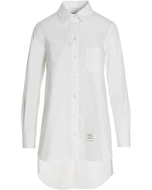 Thom Browne 'Open Back' Camicie Bianco