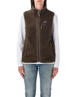 Patagonia Retro Pile 100% Recycled Fleece Vest - Brown