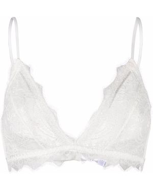 Anine Bing Triangel Bh Van Kant - Wit
