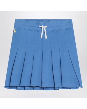 Polo Ralph Lauren Pleated Mini Skirt - Blue