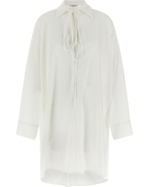 DI.LA3 PARI' Oversize Shirt - White