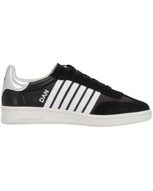 DSquared² Schnür-Low-Top-Sneaker - Weiß