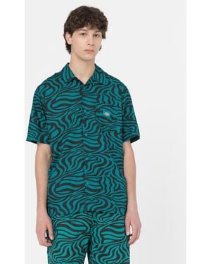 Dickies Leesburg Shirt Ss - Groen
