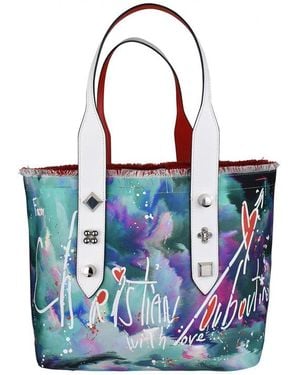 Christian Louboutin Mittelgroße Einkaufstasche Frangibus - Blau