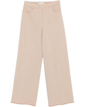 Via Masini 80 Über Masini 80 Baumwollweite Hosen - Weiß