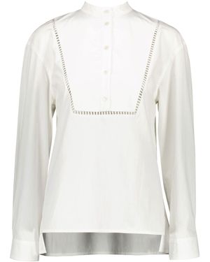 Yves Salomon Blusa - Bianco