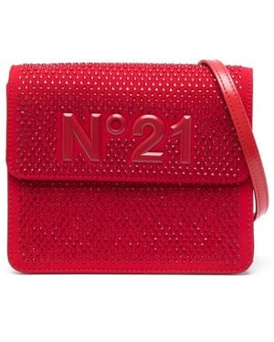 N°21 Pouch Polyester Shoulder Bags - Red