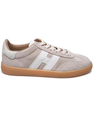 Hogan Suede Sneakers - White